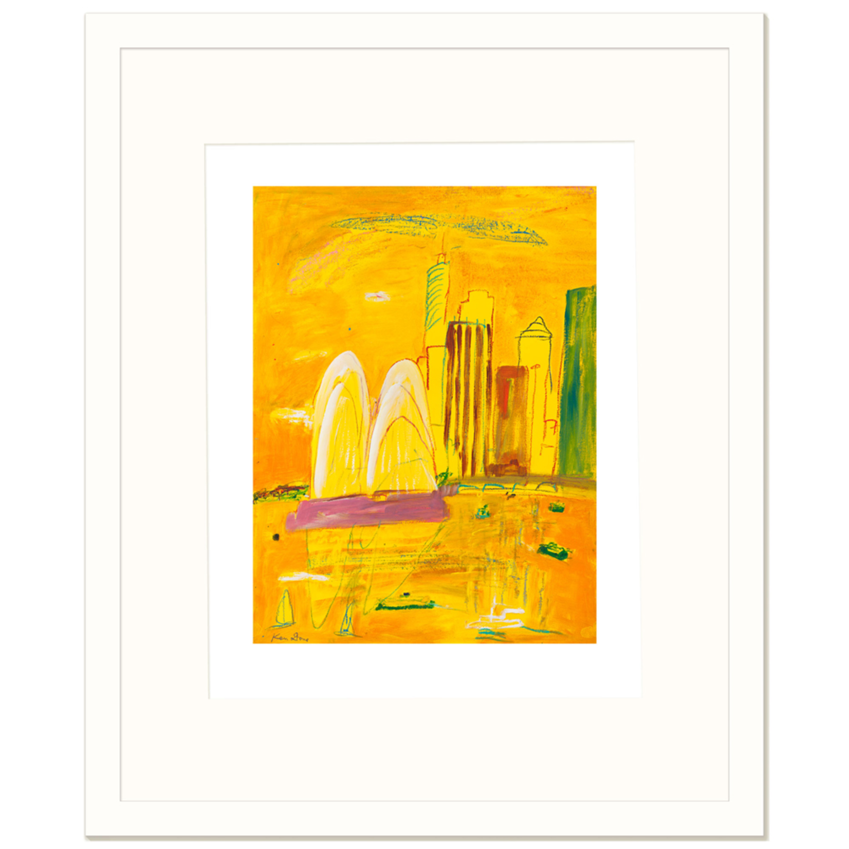 Limited Edition Prints Yellow afternoon Sydney, 2000