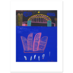 Limited Edition Prints Postcard from Sydney, pink Opera House, 2016