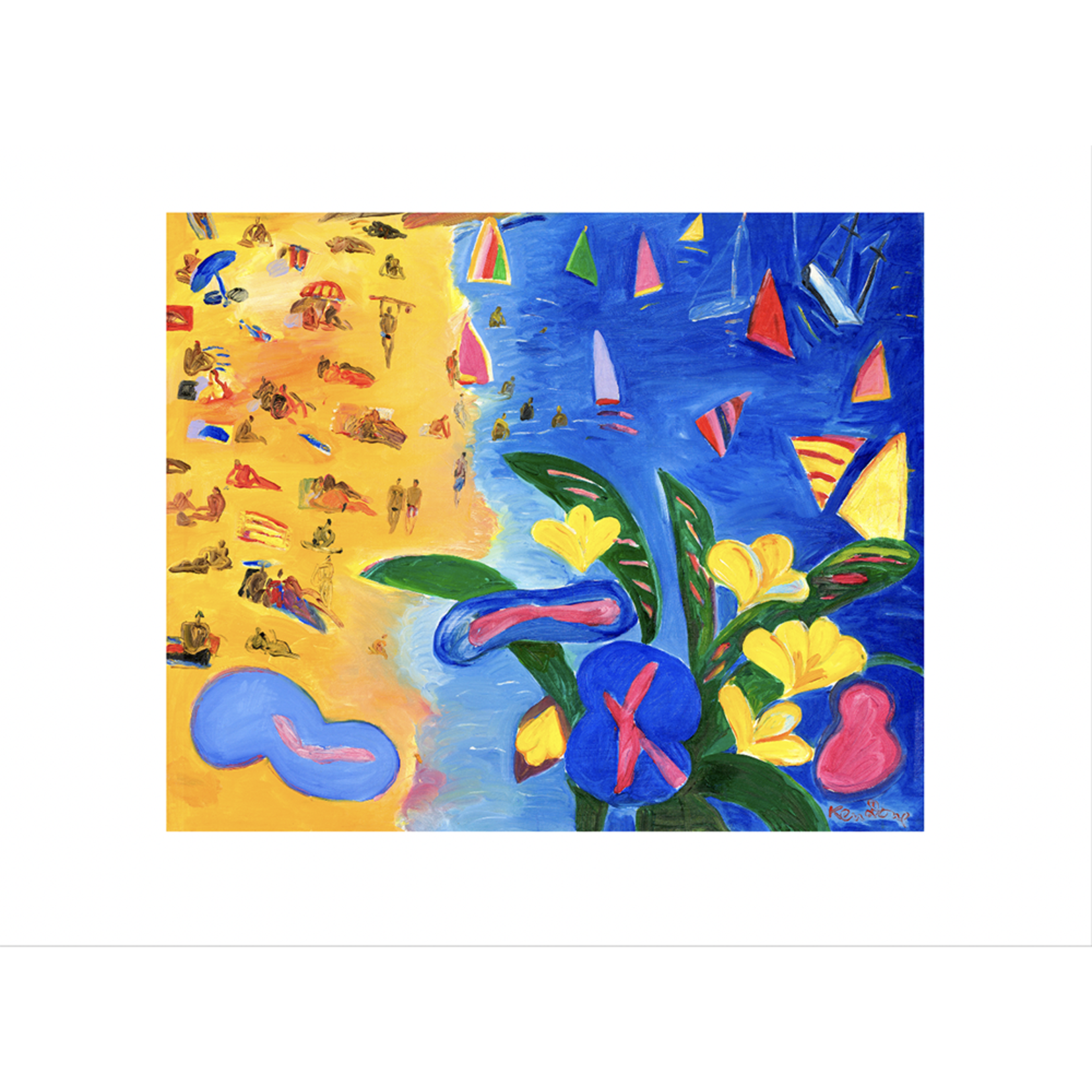 Limited Edition Prints Beach triptych, panel 2, 1986