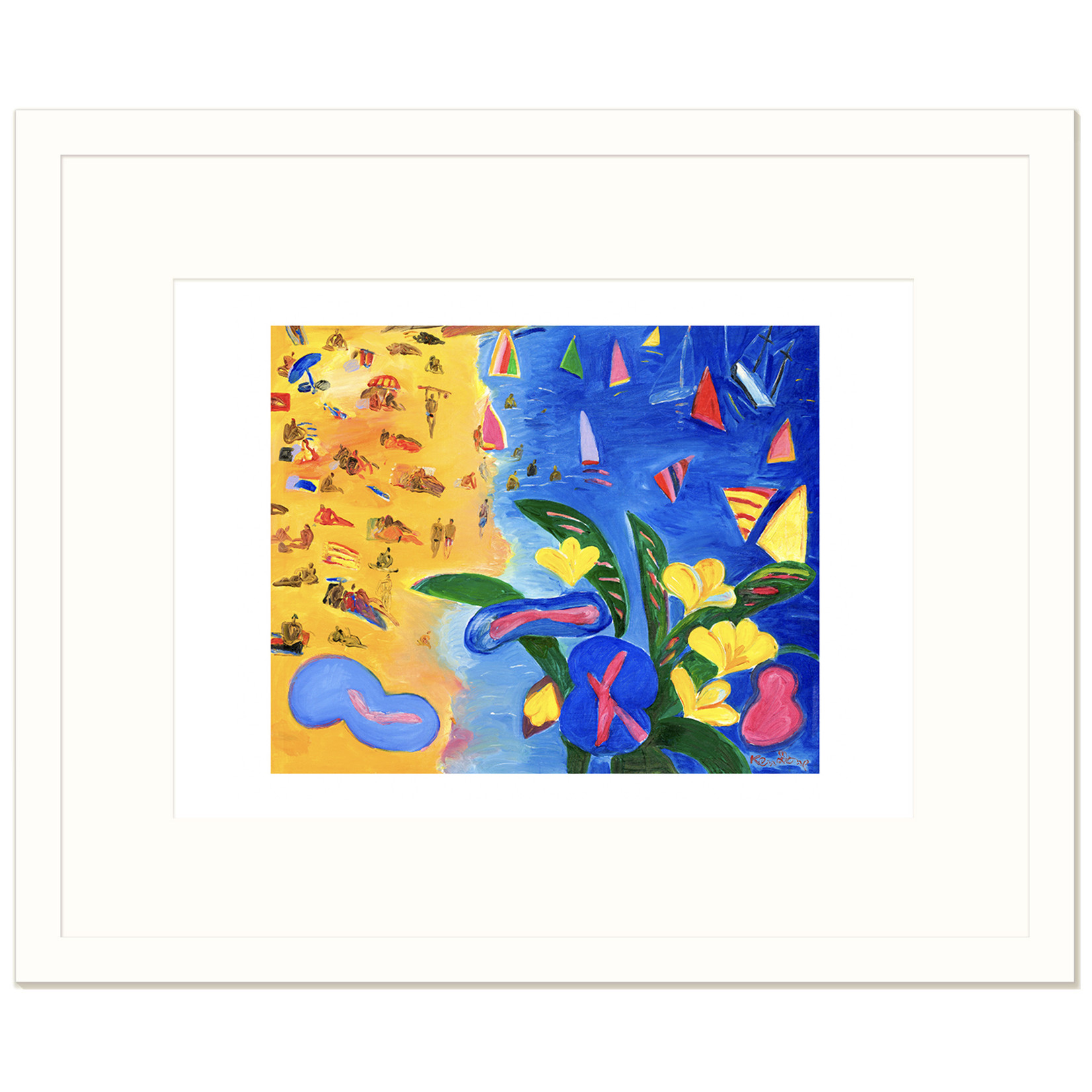 Limited Edition Prints Beach triptych, panel 2, 1986