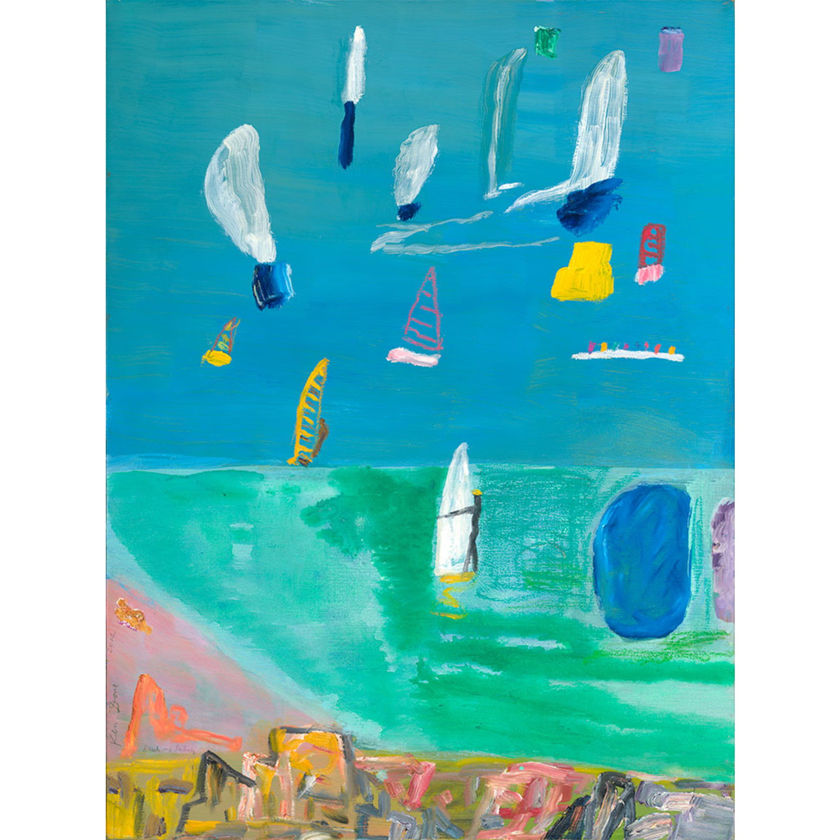 Limited Edition Prints Beach and sailing, 2014