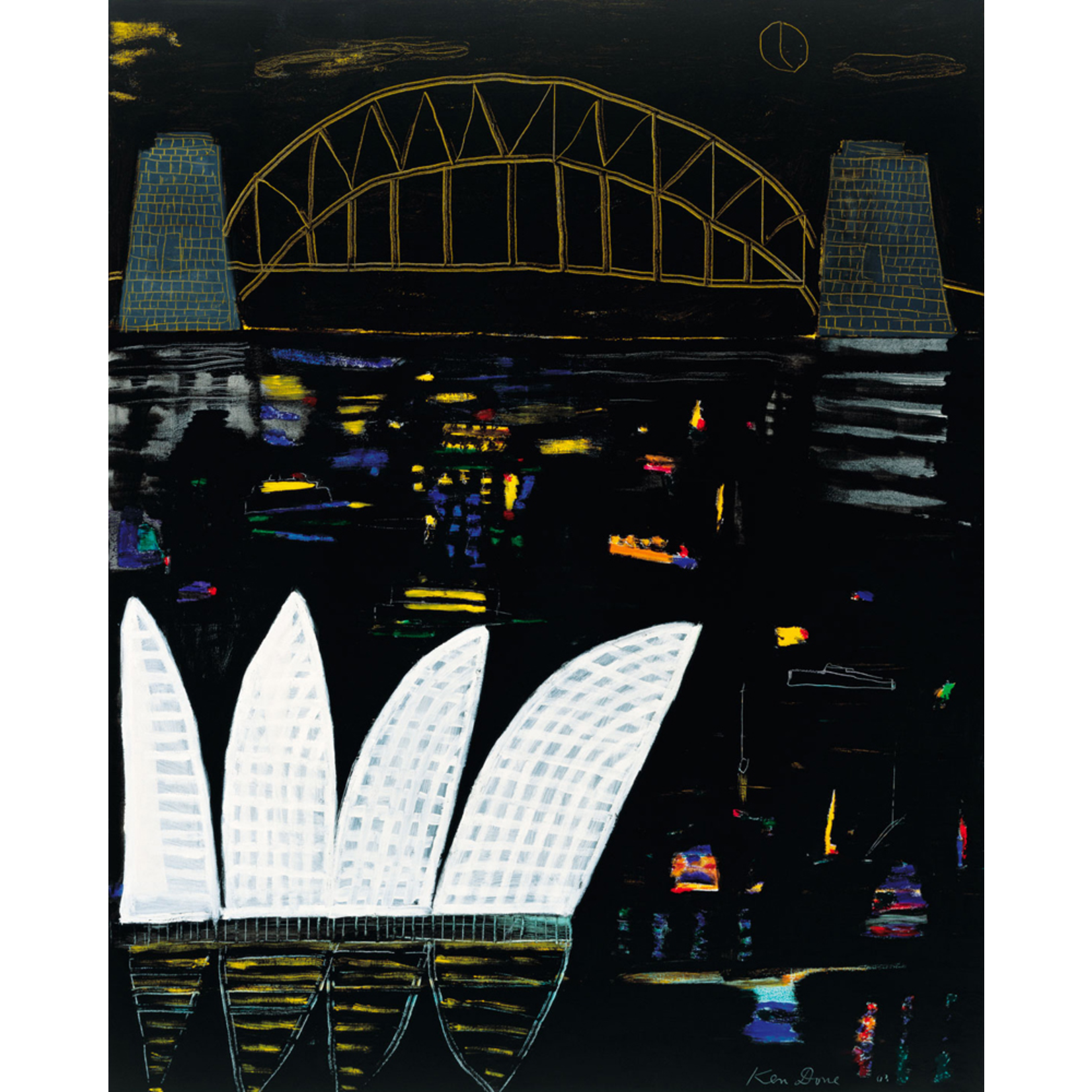 Limited Edition Prints Bridge and Opera House by night I, 2003