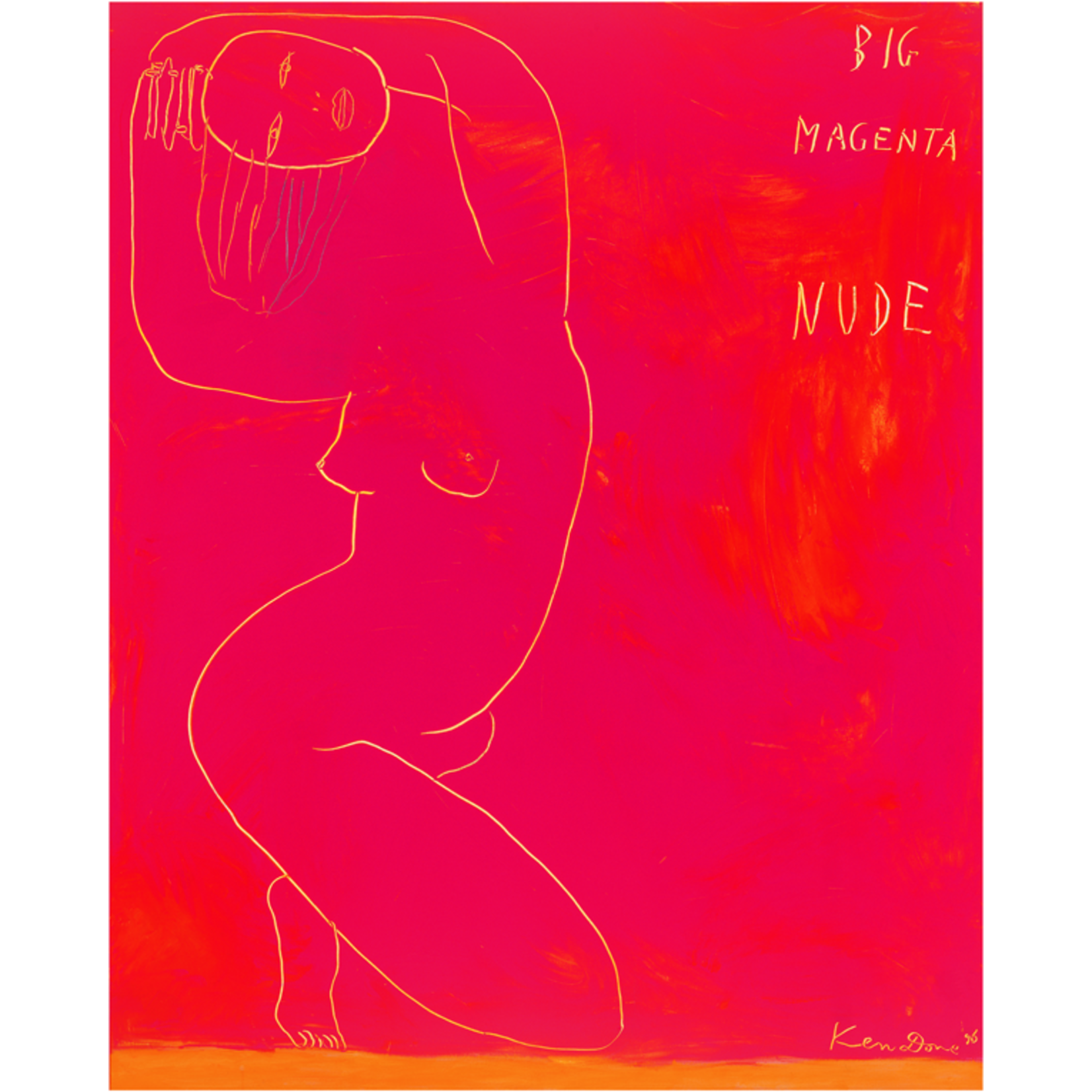 Limited Edition Prints Big magenta nude, 1996