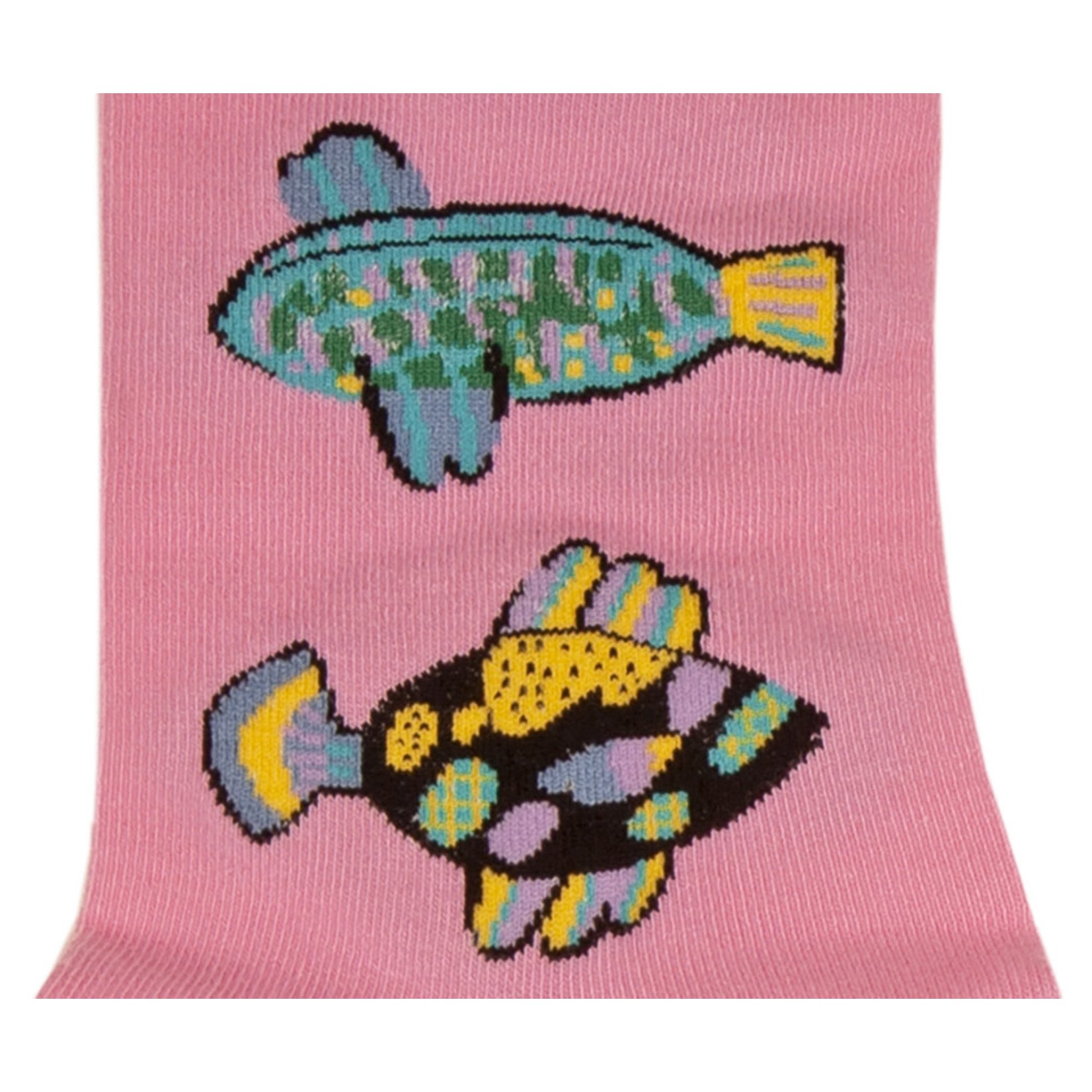 Clothing Pink fish socks - RWB x Ken Done