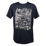 Clothing Tshirt - Unisex - 'Classic Sydney' navy