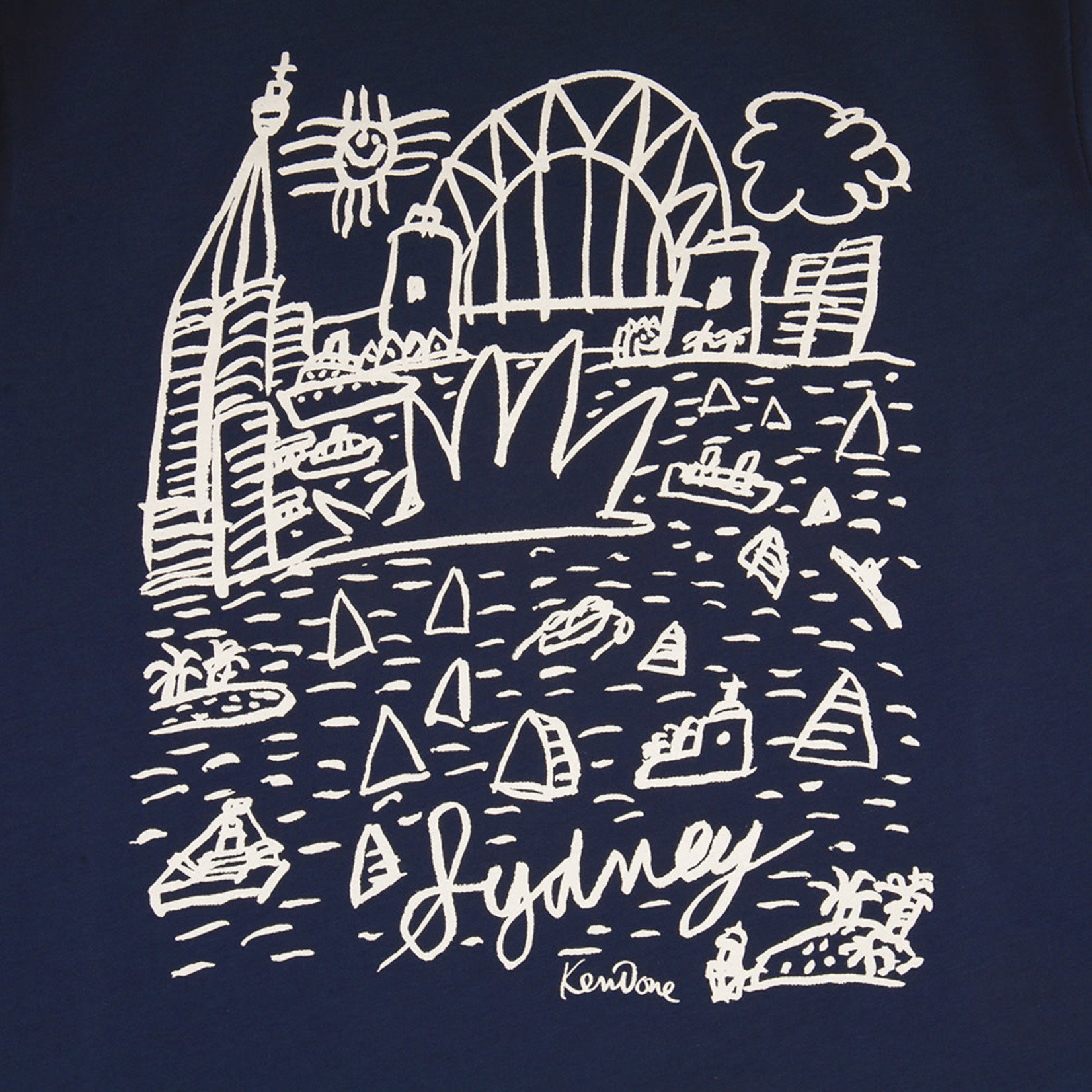 Clothing T-shirt - 'Classic Sydney' navy