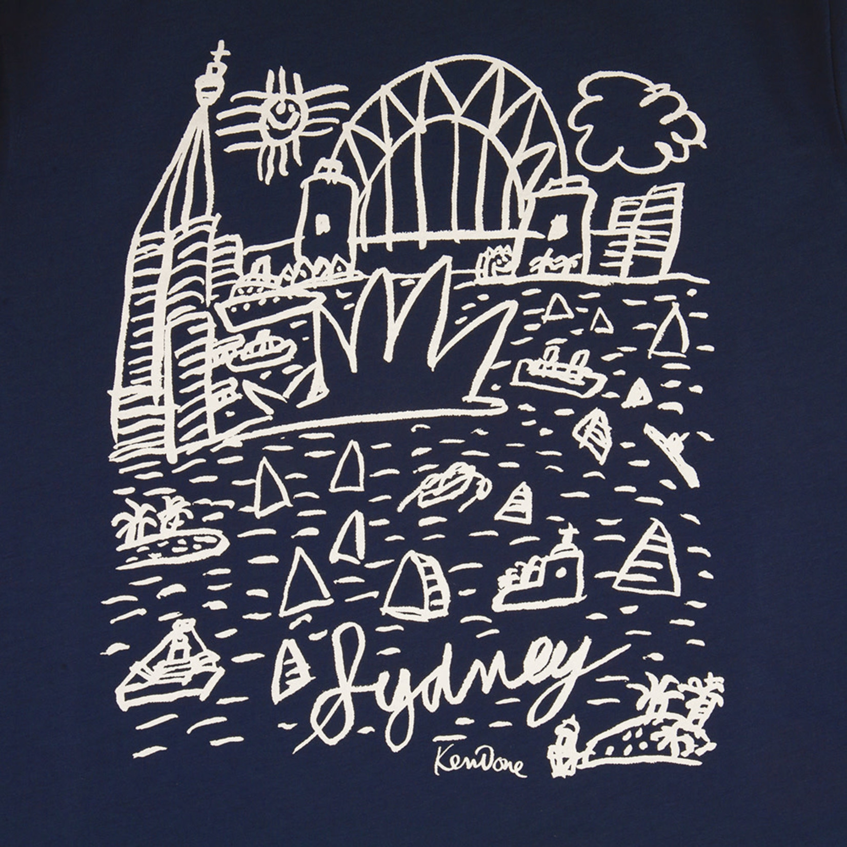 Clothing Tshirt - Unisex - 'Classic Sydney' navy