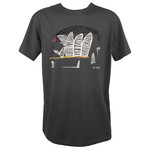 Clothing T-shirt - 'Sydney Harbour' charcoal grey