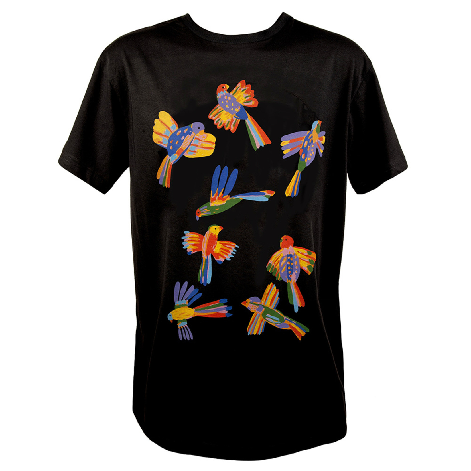 Clothing T-shirt - 'Lorrikeets' black