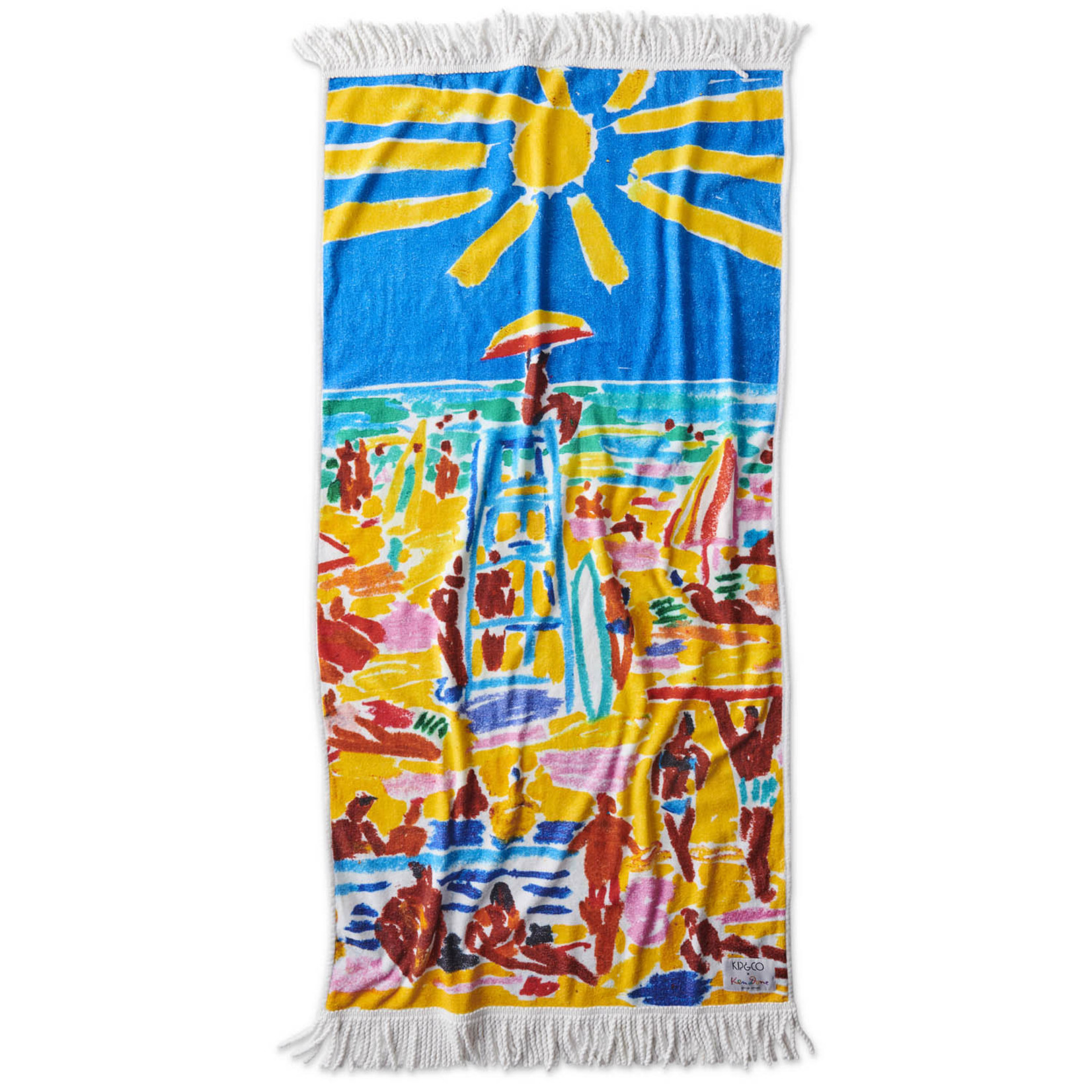 Homewares 'Beach Life' Terry Beach Towel - Kip&Co X Ken Done