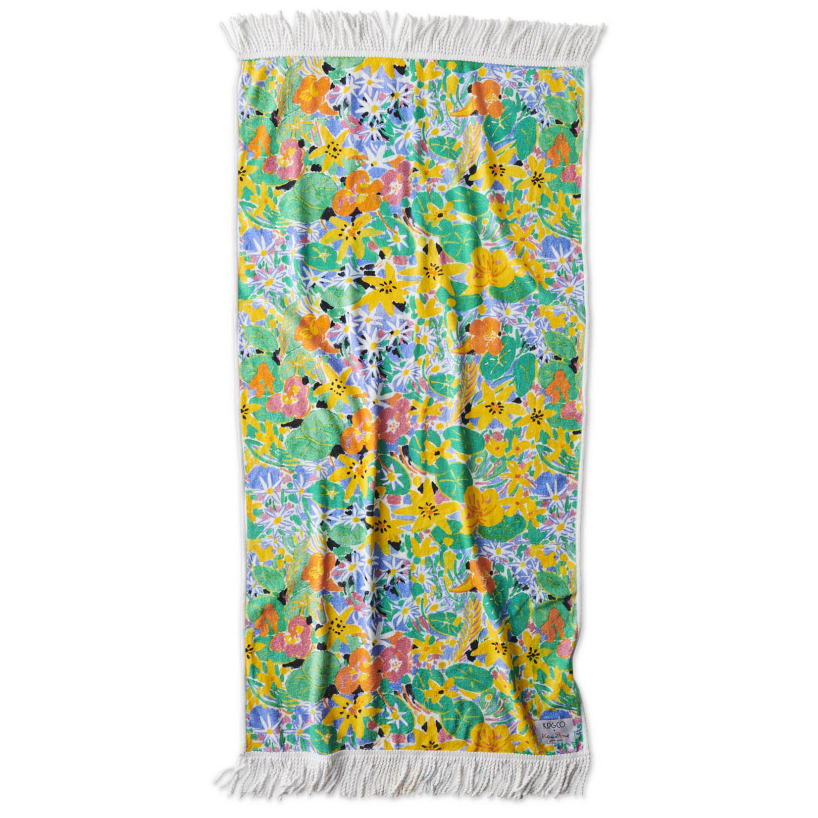 Homewares 'Nasturtium'  Terry Beach Towel - Kip&Co X Ken Done