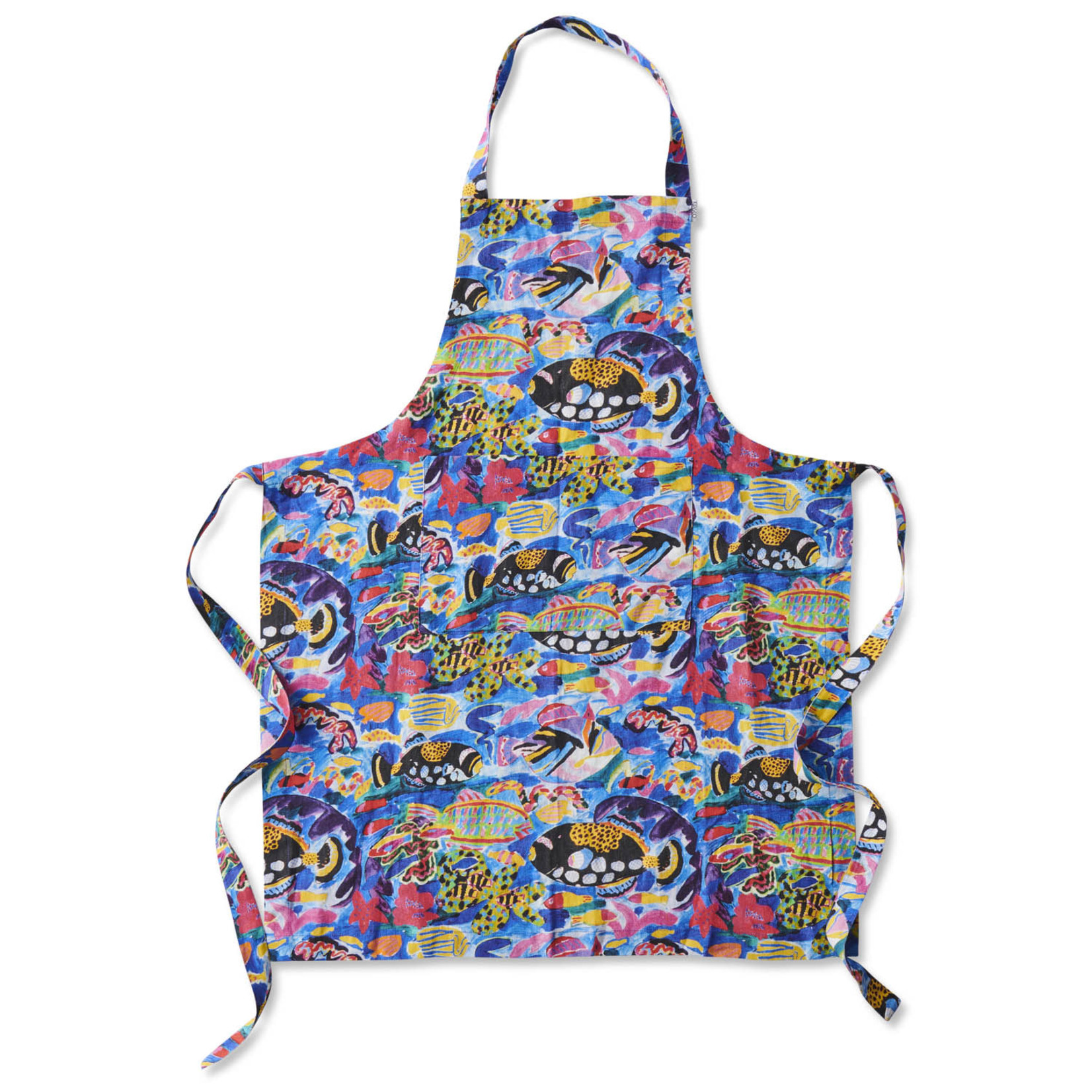 Homewares 'Barrier Reef Garden' Linen Apron - Kip&Co X Ken Done