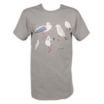 Clothing Tshirt - Unisex - 'Mr Seagull' grey marle