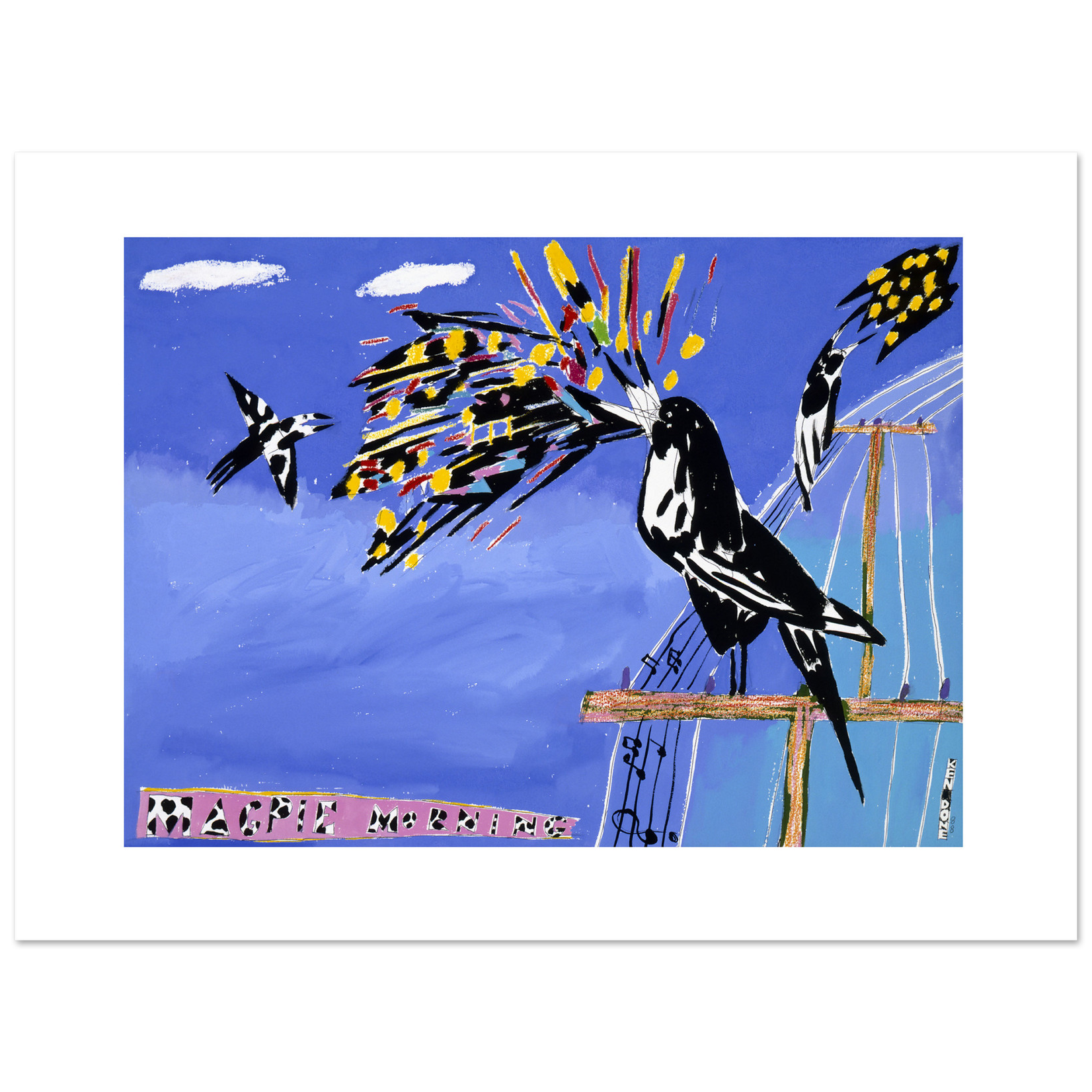 Limited Edition Prints Magpie morning, 1988