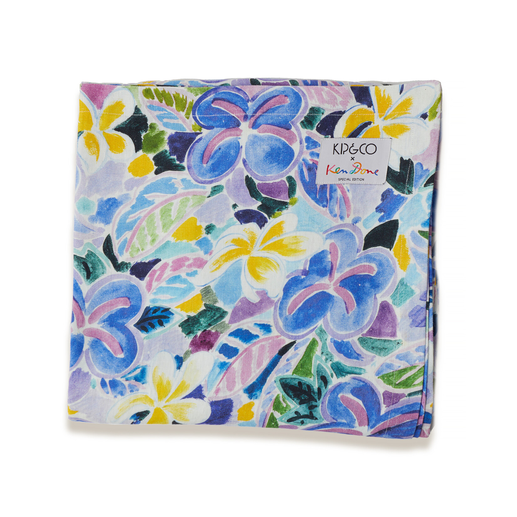 Homewares 'Frangipani'  Linen Tablecloth - Kip&Co X Ken Done