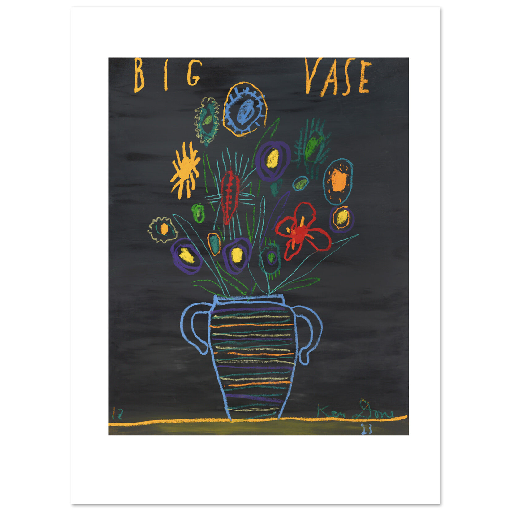 Limited Edition Prints Big vase, 2023