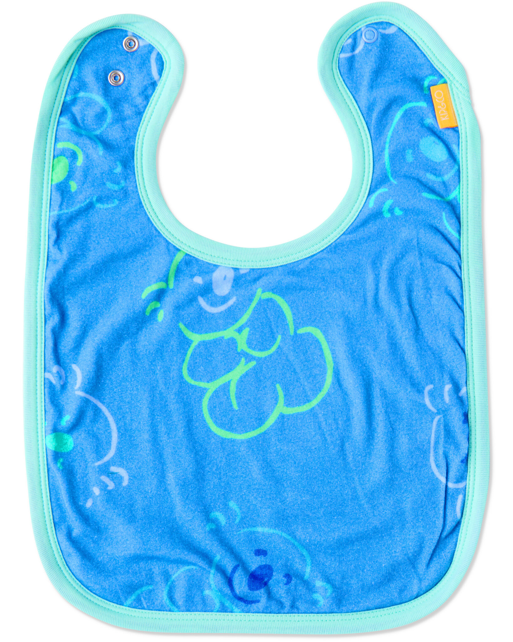 'Koala Cuddles' Blue Organic Cotton Bib Kip&Co x Ken Done Ken Done