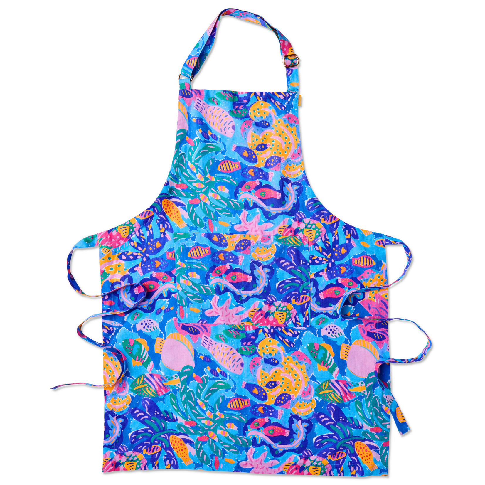 Homewares 'Reef Garden' Linen Apron - Kip&Co x Ken Done