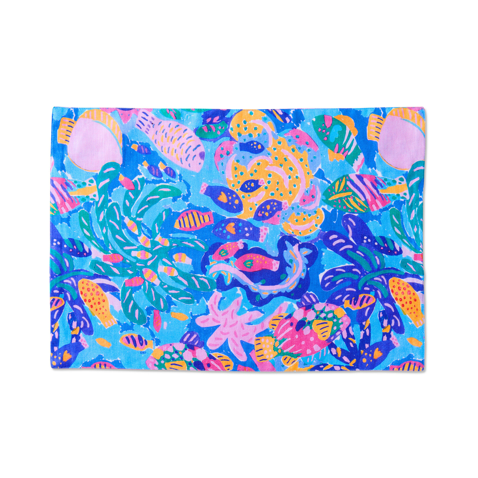 Homewares 'Reef Garden' Linen Placemat Set - Kip&Co x Ken Done