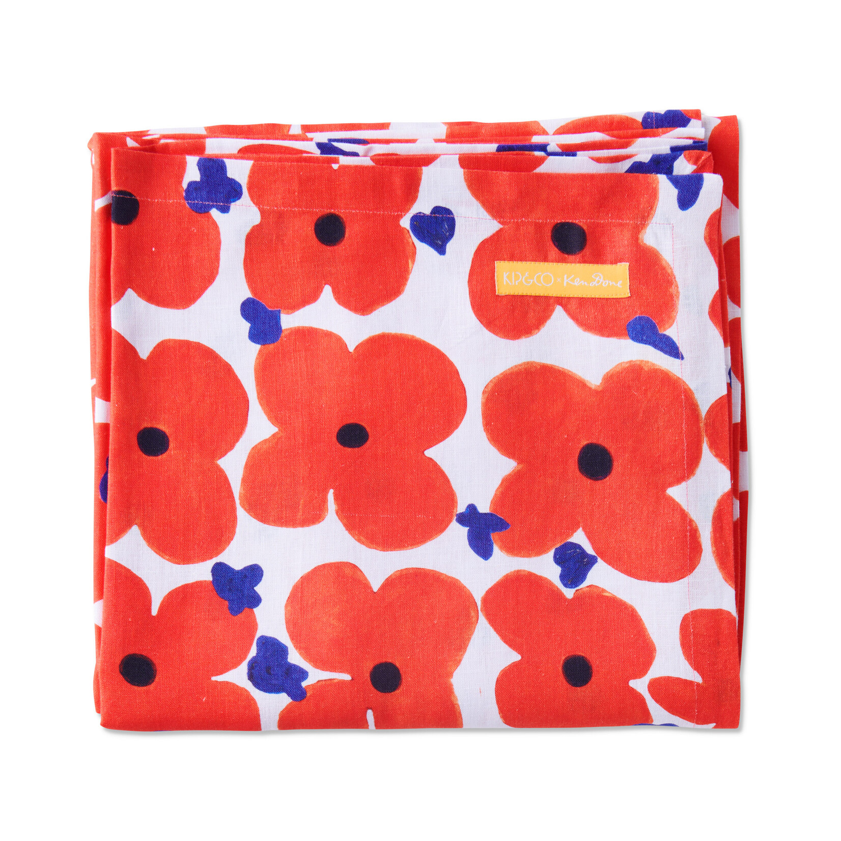 Homewares 'Pop Floral' Rectangular Linen Tablecloth - Kip&Co x Ken Done