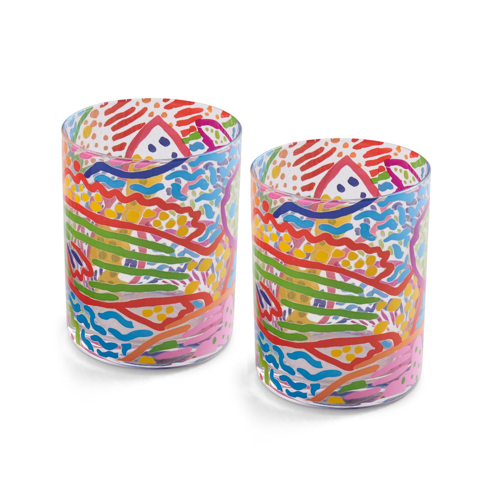 'Rainbow Fish' Tumbler Glass Set Kip&Co x Ken Done Ken Done Gallery