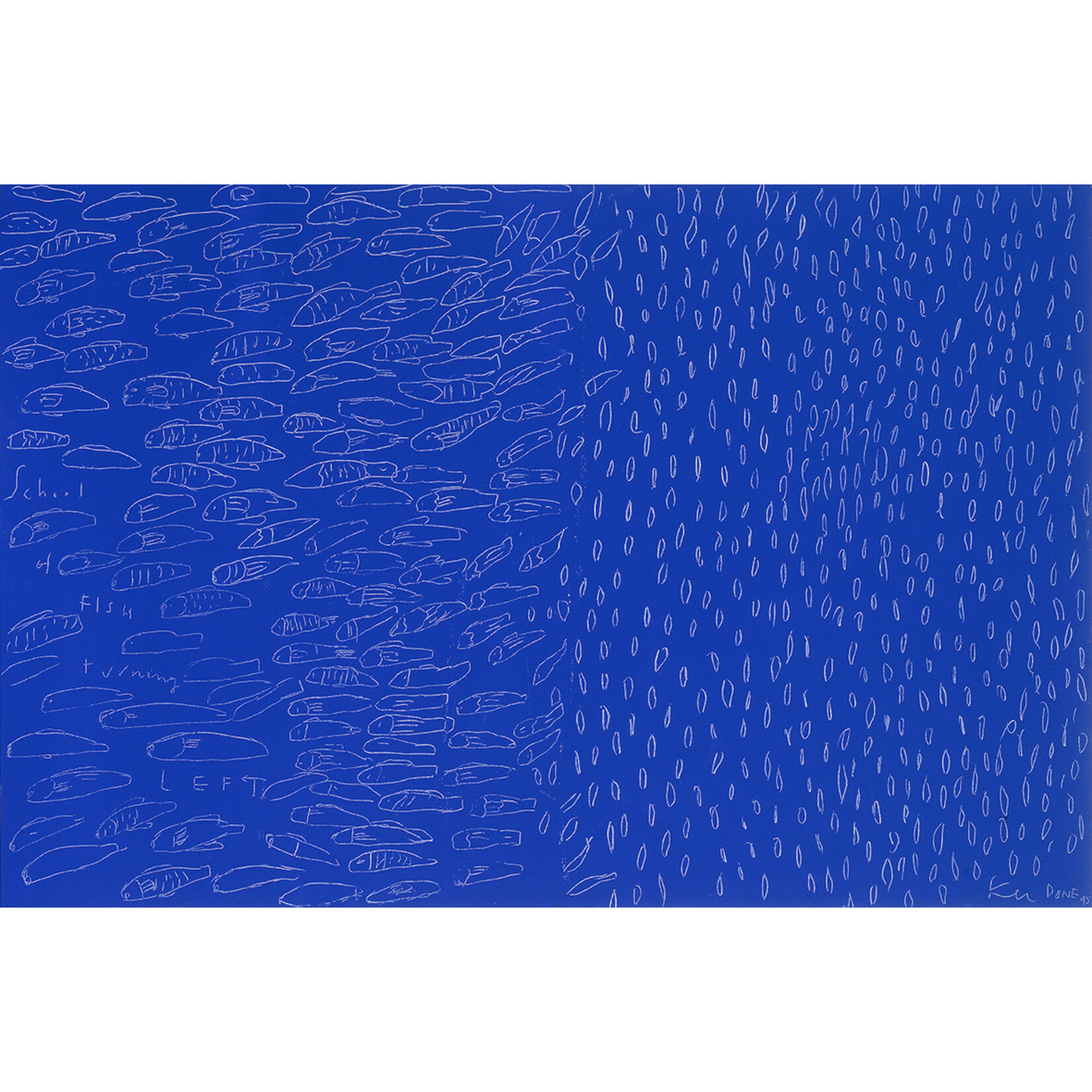 Limited Edition Prints School of fish, turning left, 1995
