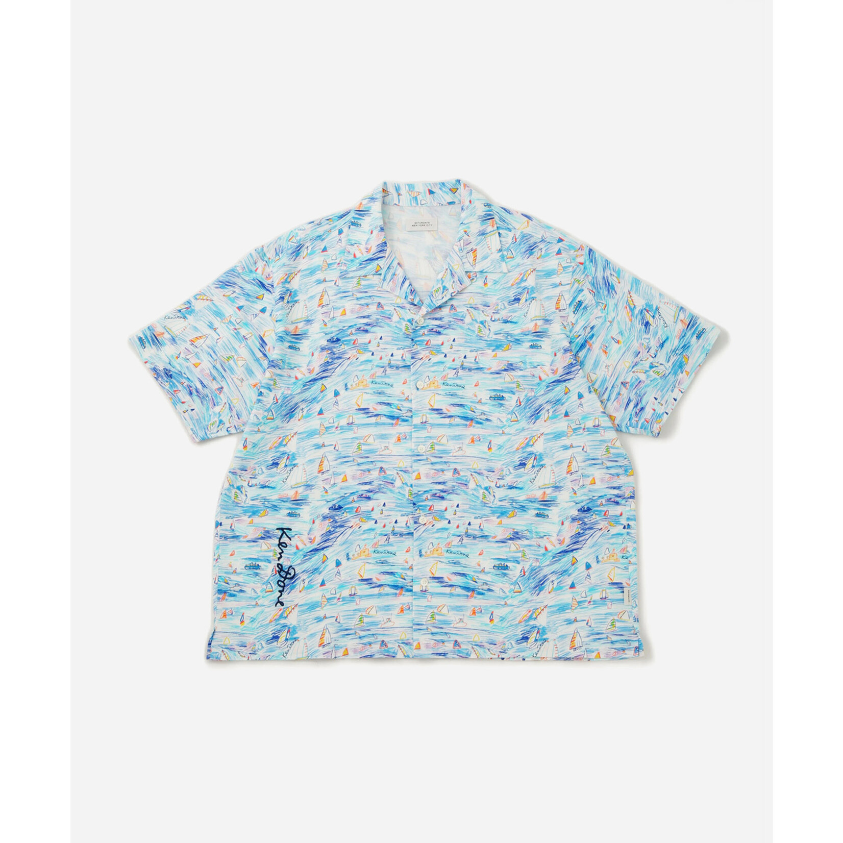 Clothing 'Sydney' Open Collar Shirt - Saturdays NYC x Ken Done