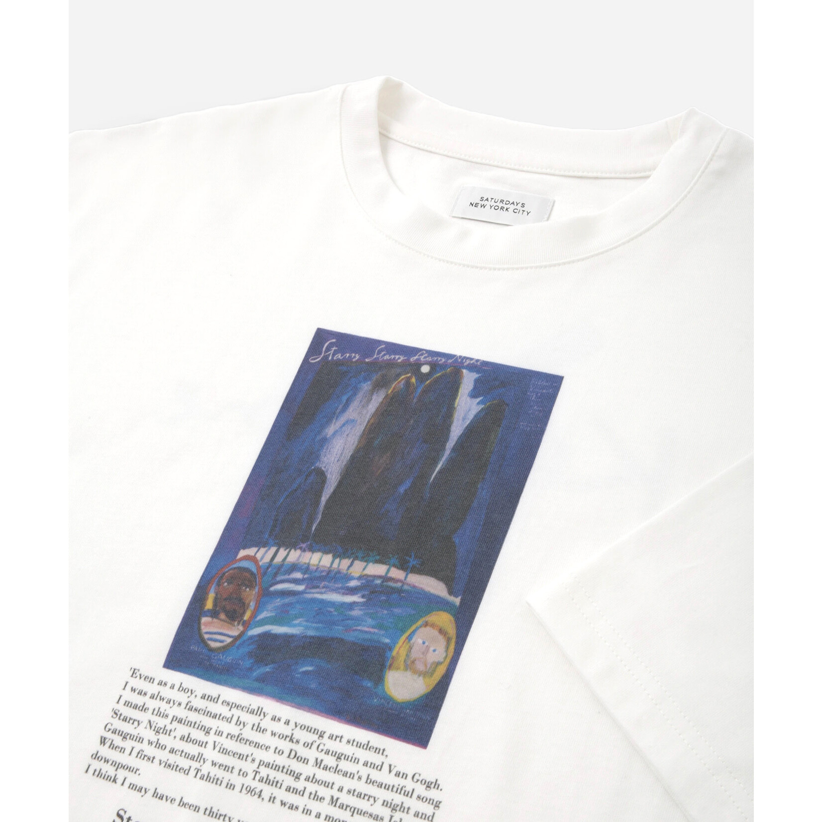 Clothing 'Starry starry starry night' T-Shirt - Saturdays NYC x Ken Done