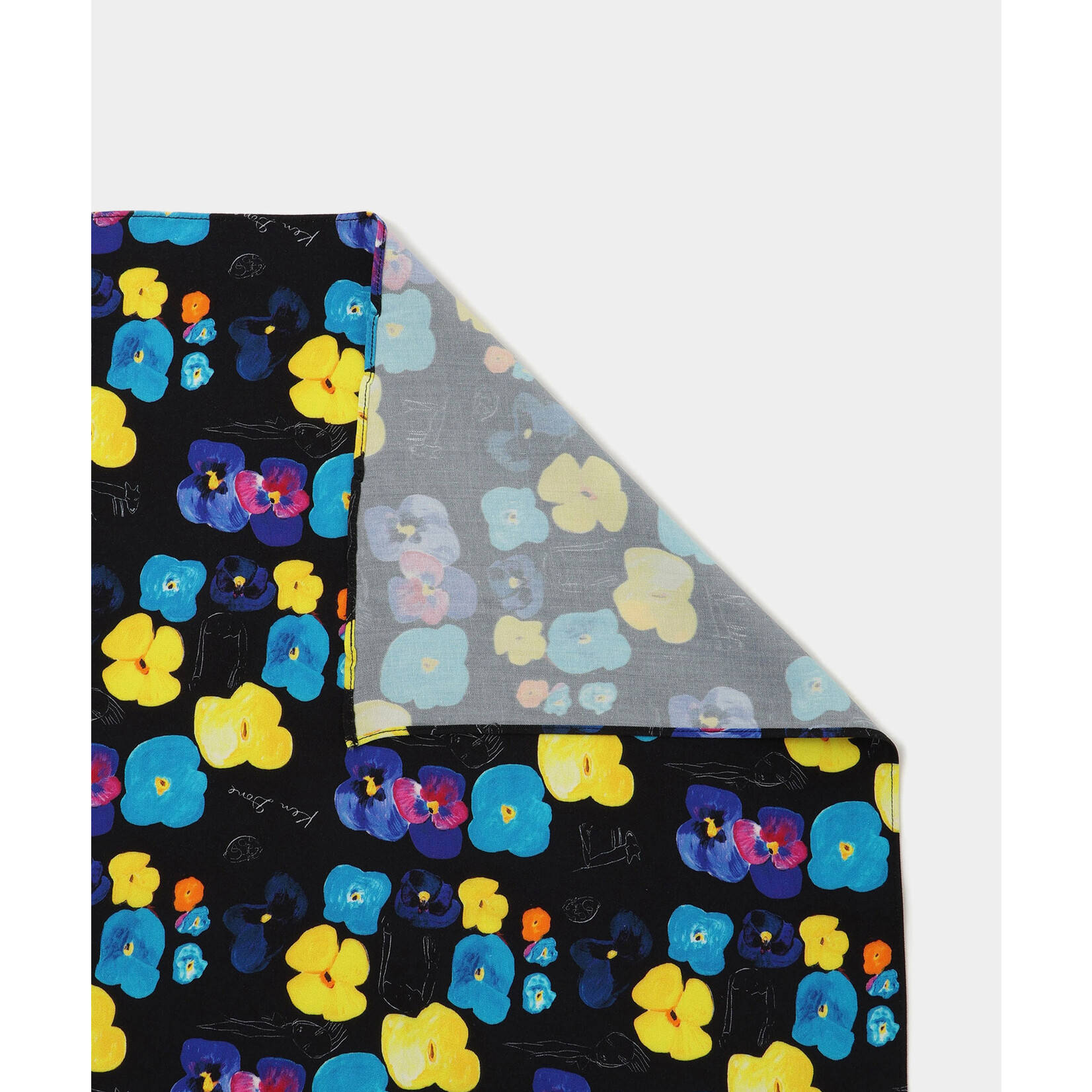 Accessories 'Floating in the Pansies' small scarf - Saturdays NYC x Ken Done