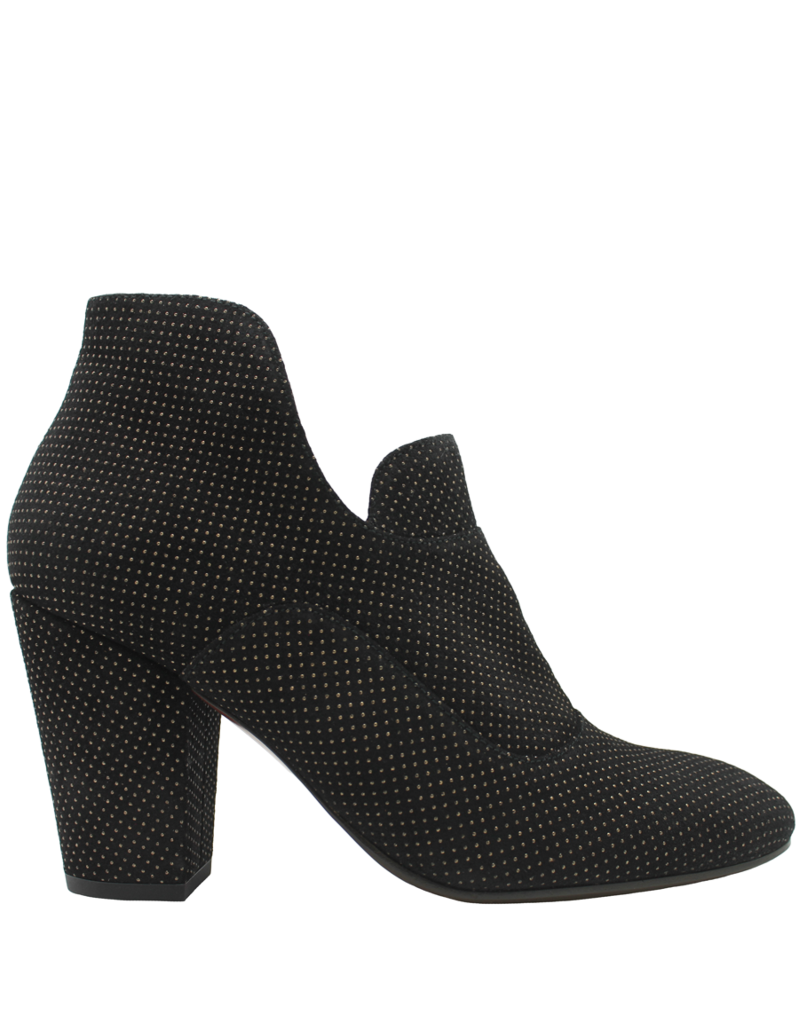 ChieMihara ChieMihara Black Suede Ankle Boot with Metal Dots Erizo