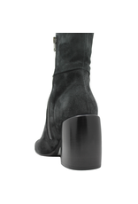 Now Now Anthracite Suede High Heel  Boot 6018