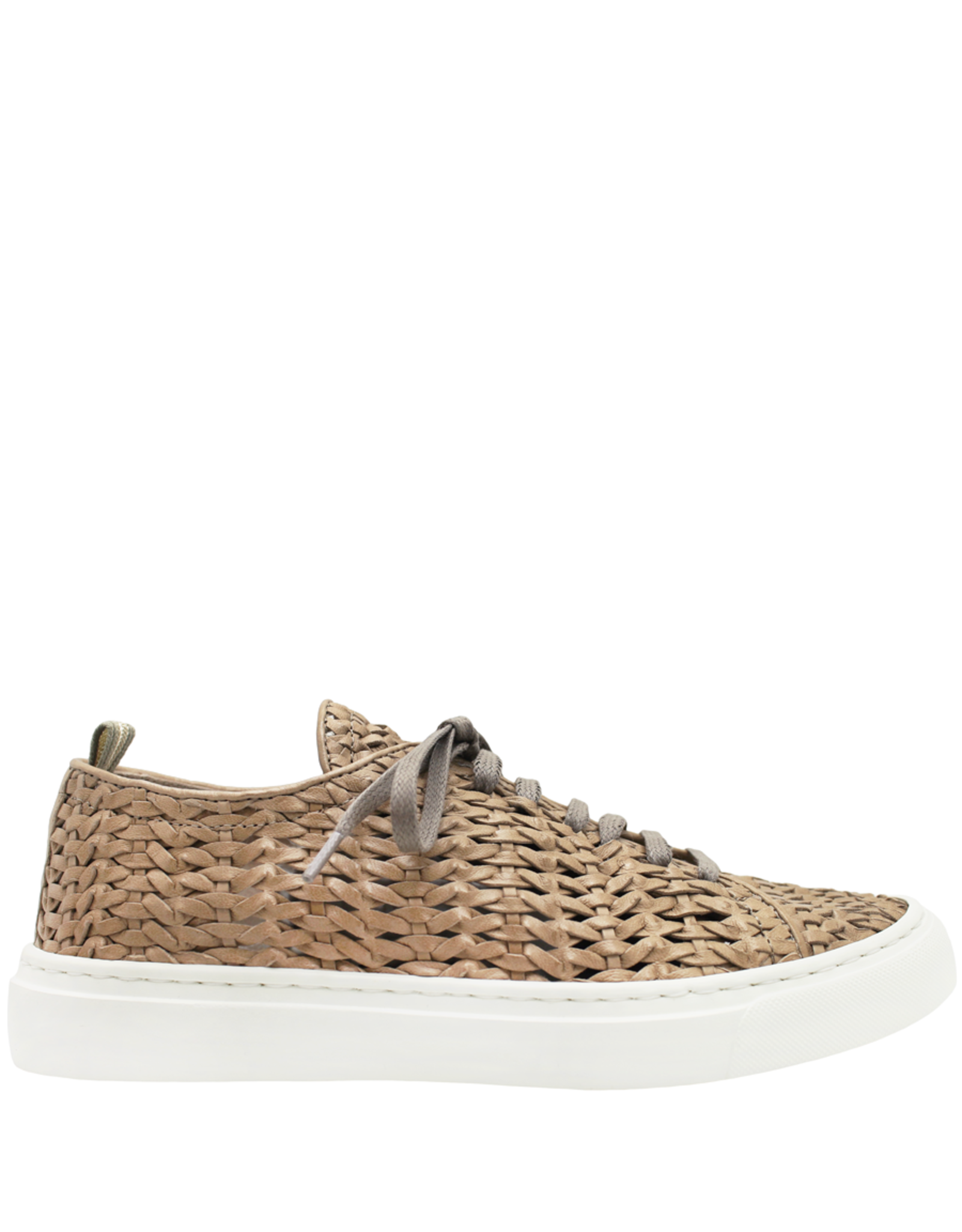 Officine Creative- Naxos Taupe Lace-Up Sneaker