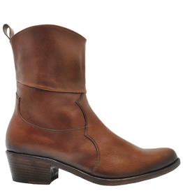 Ink Brandy Western Side Zip Boot 3000