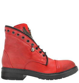 Now Now Red Jewel Pull On Boot 7018