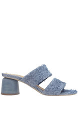 Halmanera Halmanera Blue Fuzzy Mule 2072