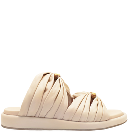 Now Now Sand Pleated Mule 7438