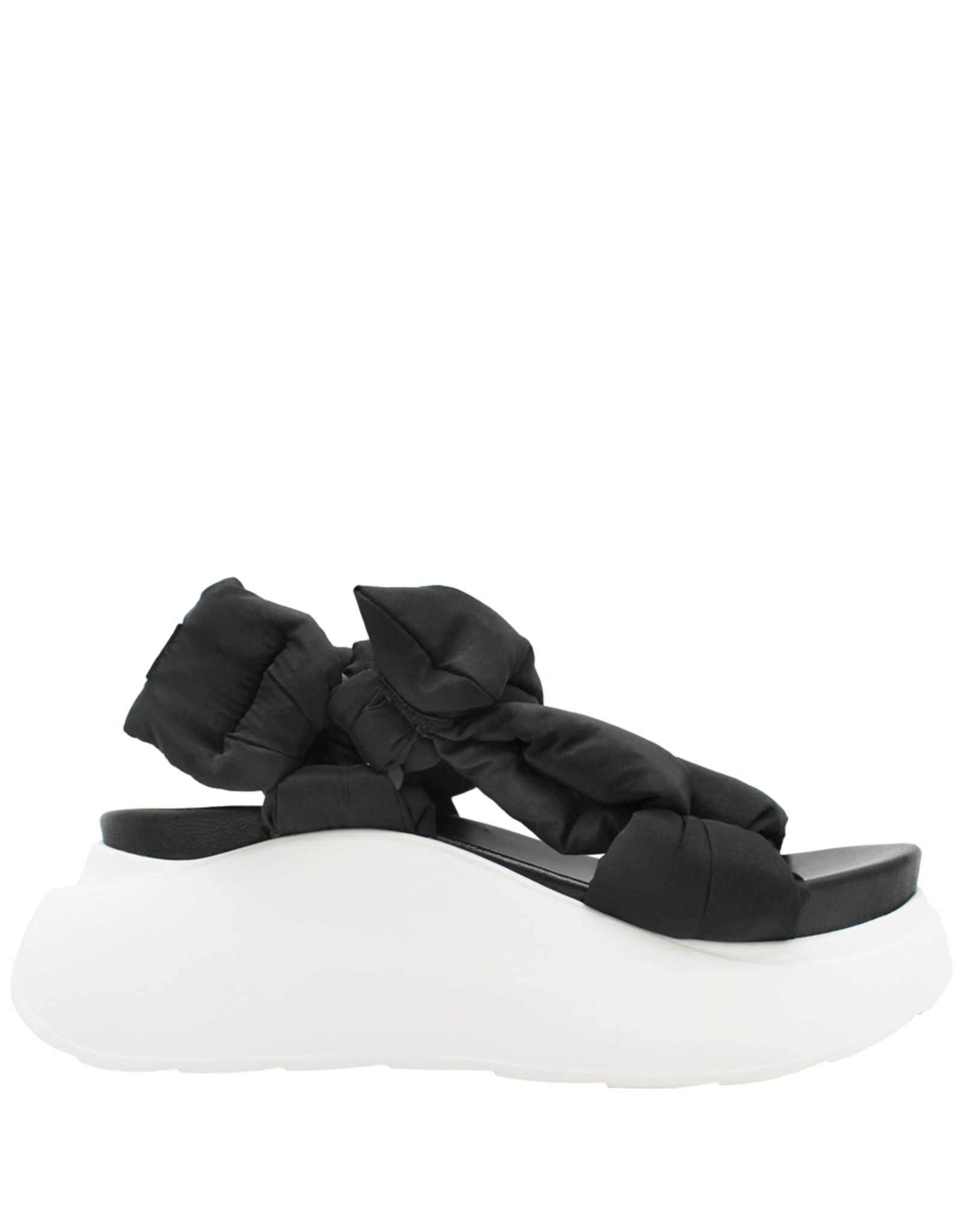 Strategia SG56E Black Puffy Asym Sandal White Tread Sole-3260 - Head Start  Shoes