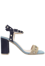 Lodi Gadea Sky High Heel Sandal with Rock Studs Galeon