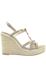 Lodi Gadea Ecru T-Strap Espadrille Young