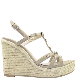 Gadea Ecru T-Strap Espadrille Young
