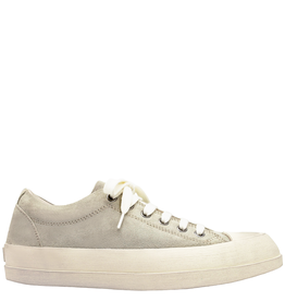 Moma Moma Beige Suede Low Top Lace Up Sneaker 3344