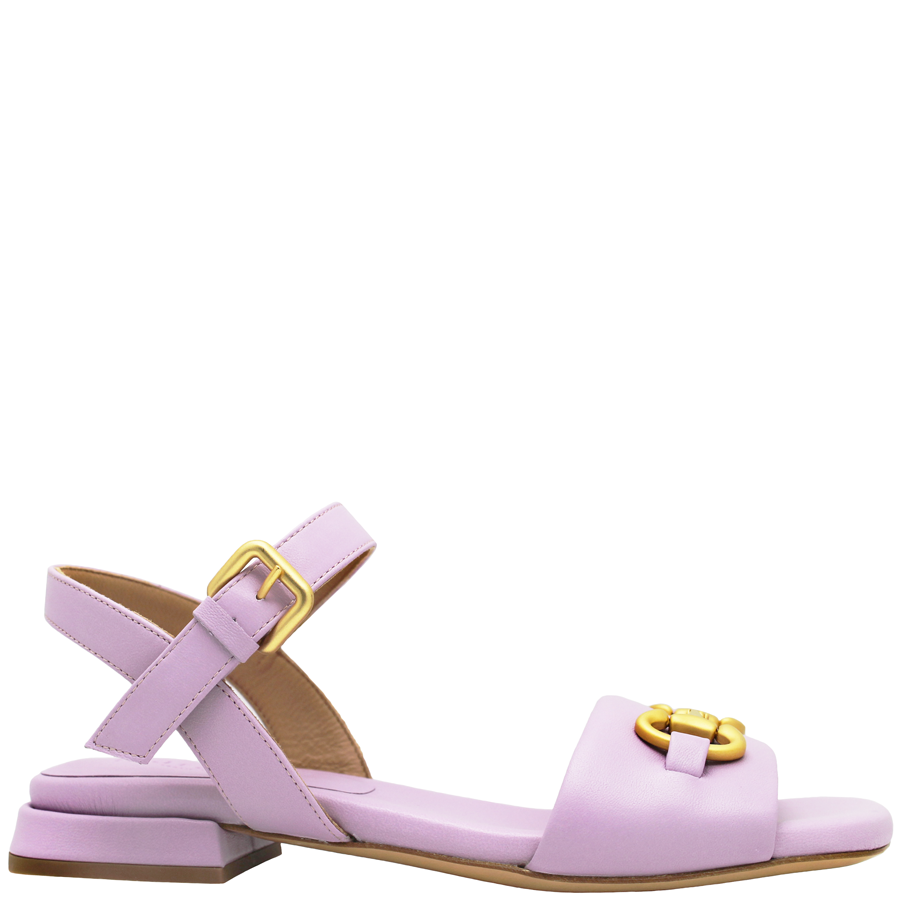 Buy Purple Lily Low Flat Sandals by House of Prisca Online at Aza Fashions.