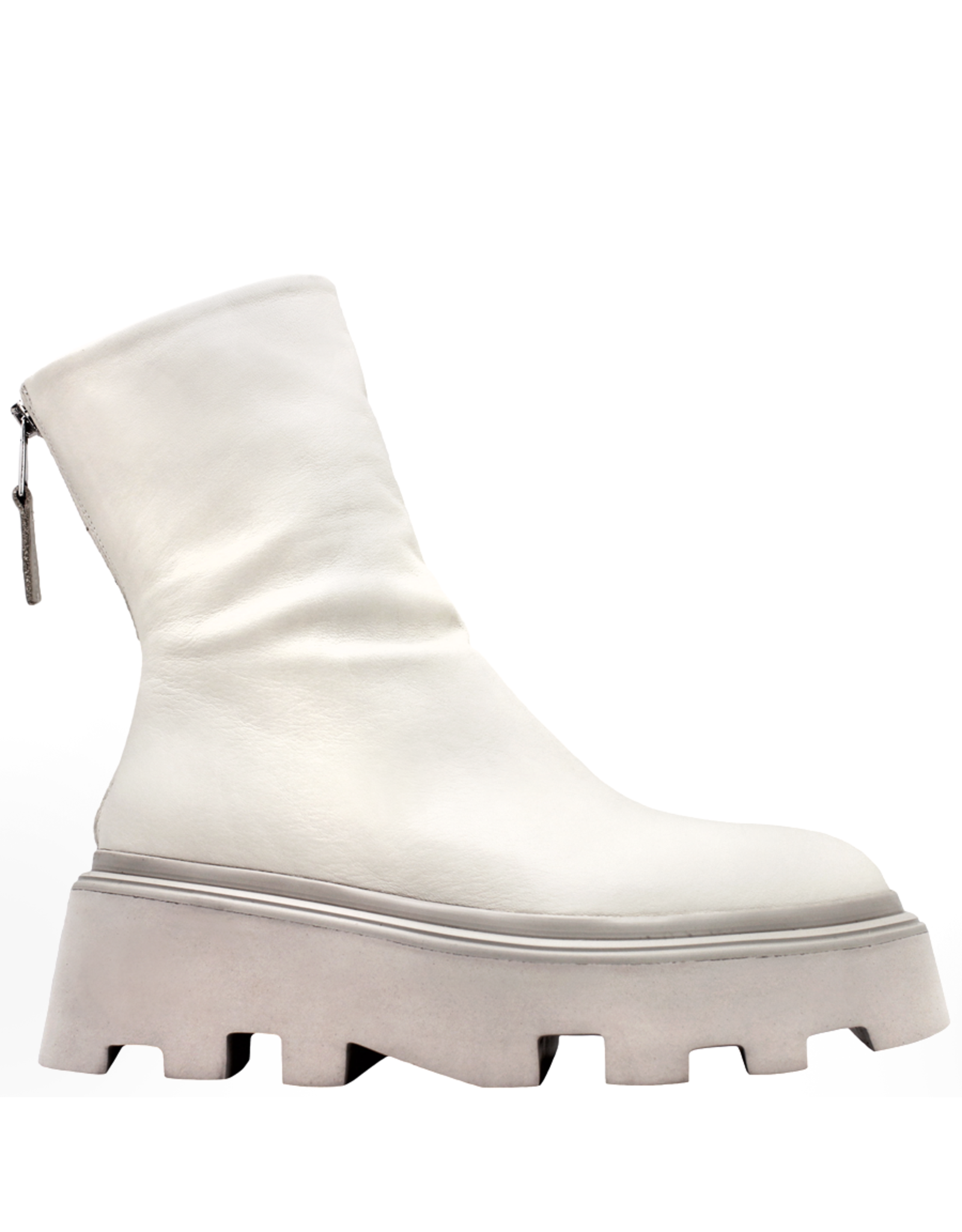 ElenaIachi ElenaIachi  Ivory Back Zipper Tread Sole 3167
