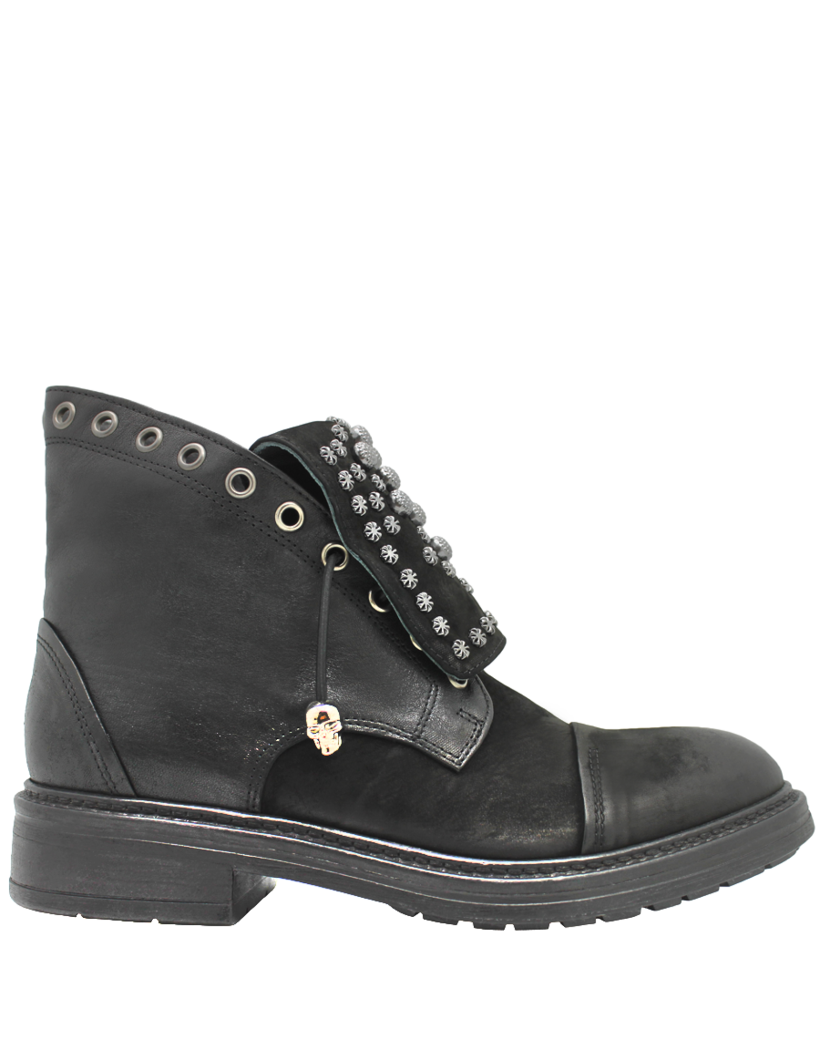 Now Now Black Silver Stud Boot 7886
