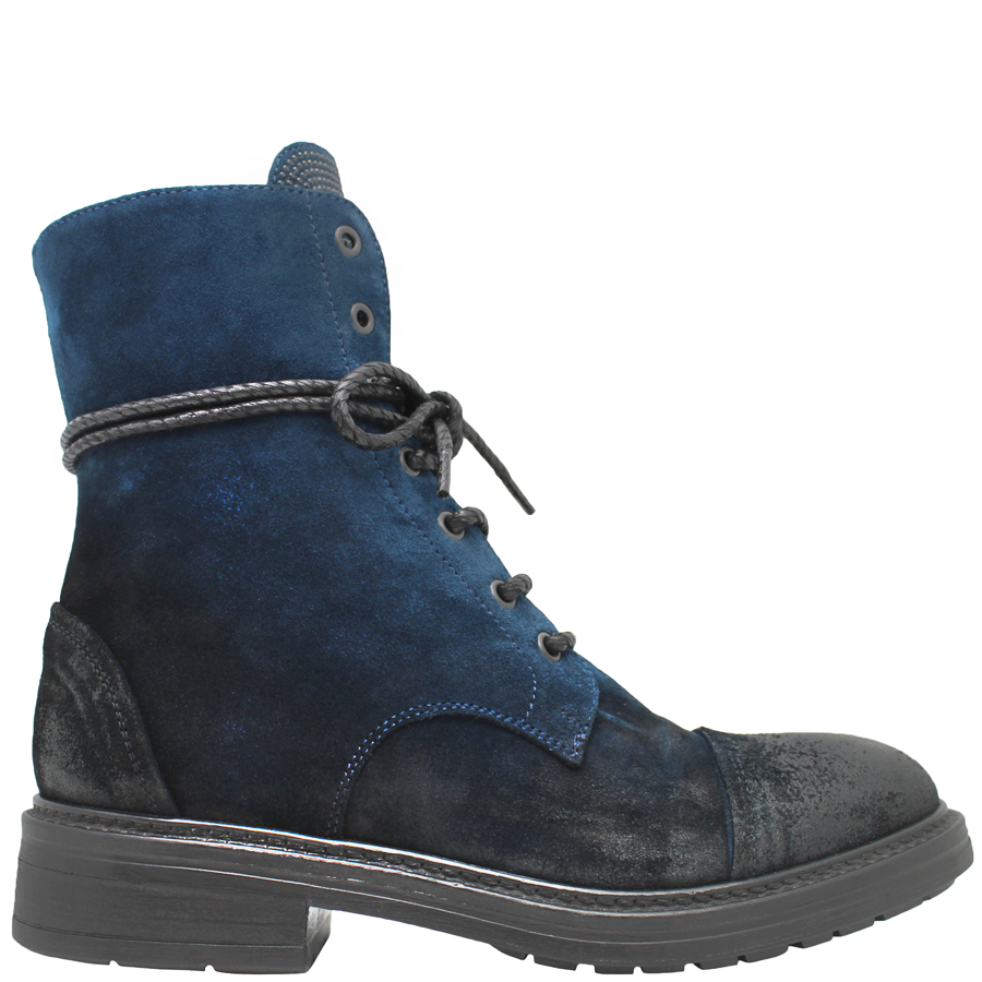 Now Blue Lace Up Boot 7890 Head Start Shoes