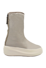 VicMatie Taupe Wedge With Nylon And Fur 4760