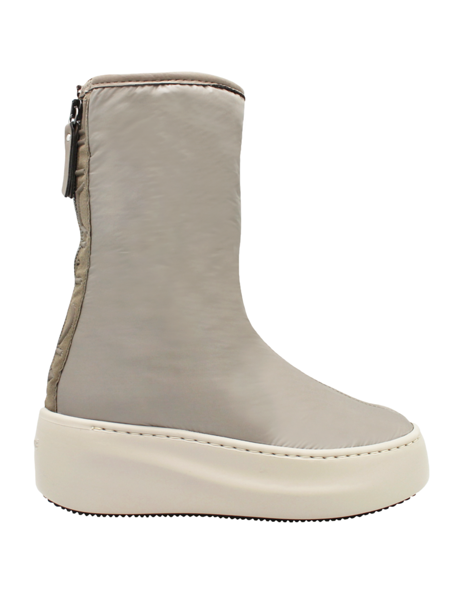 VicMatie VicMatie Taupe Wedge With Nylon And Fur 4760