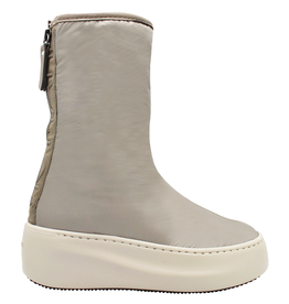 VicMatie VicMatie Taupe Wedge With Nylon And Fur 4760