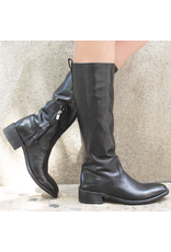 Officine Creative OfficineCreative Black Flat Knee Boot-Seli
