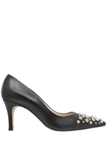 Lodi Black High Heel With Studs Elom